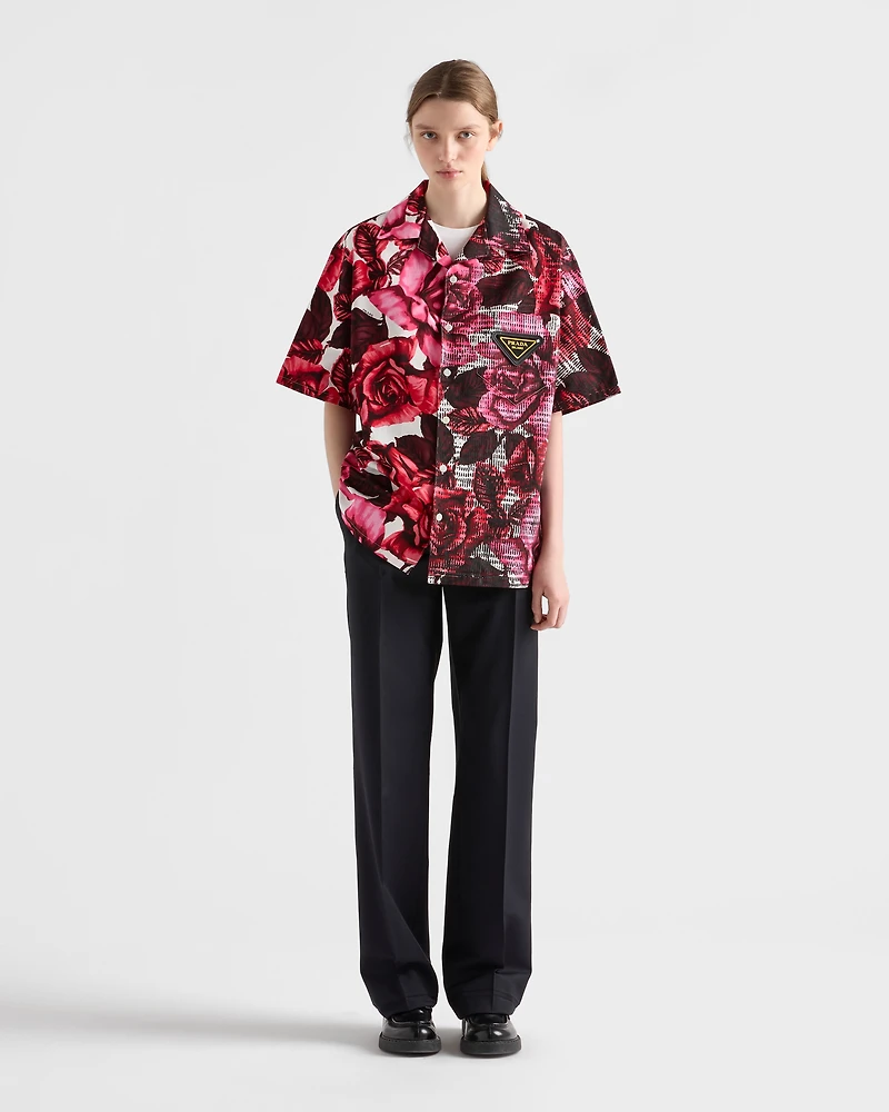 Timecapsule printed cotton shirt