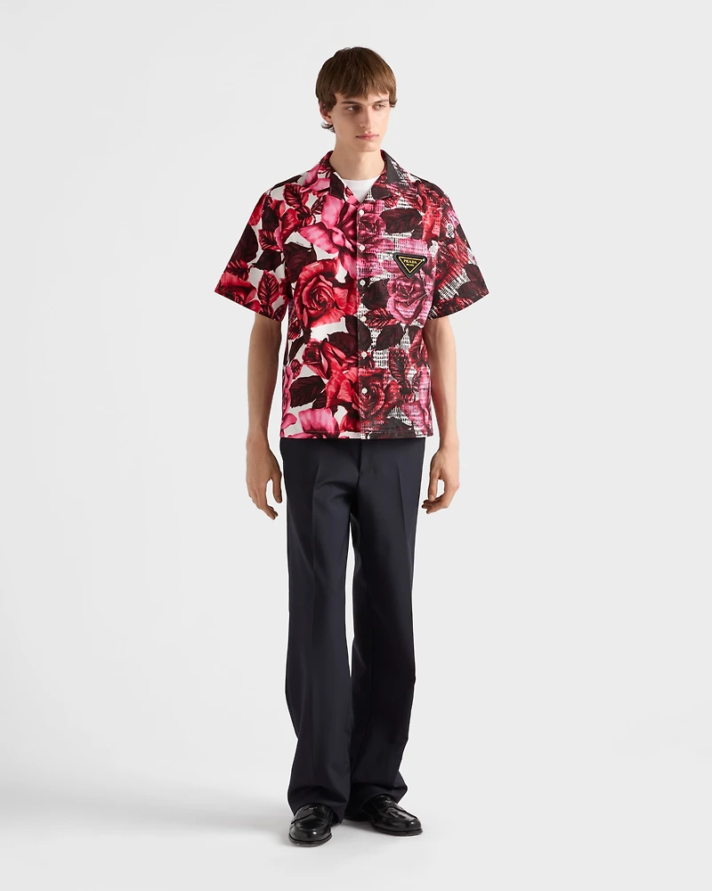Timecapsule printed cotton shirt