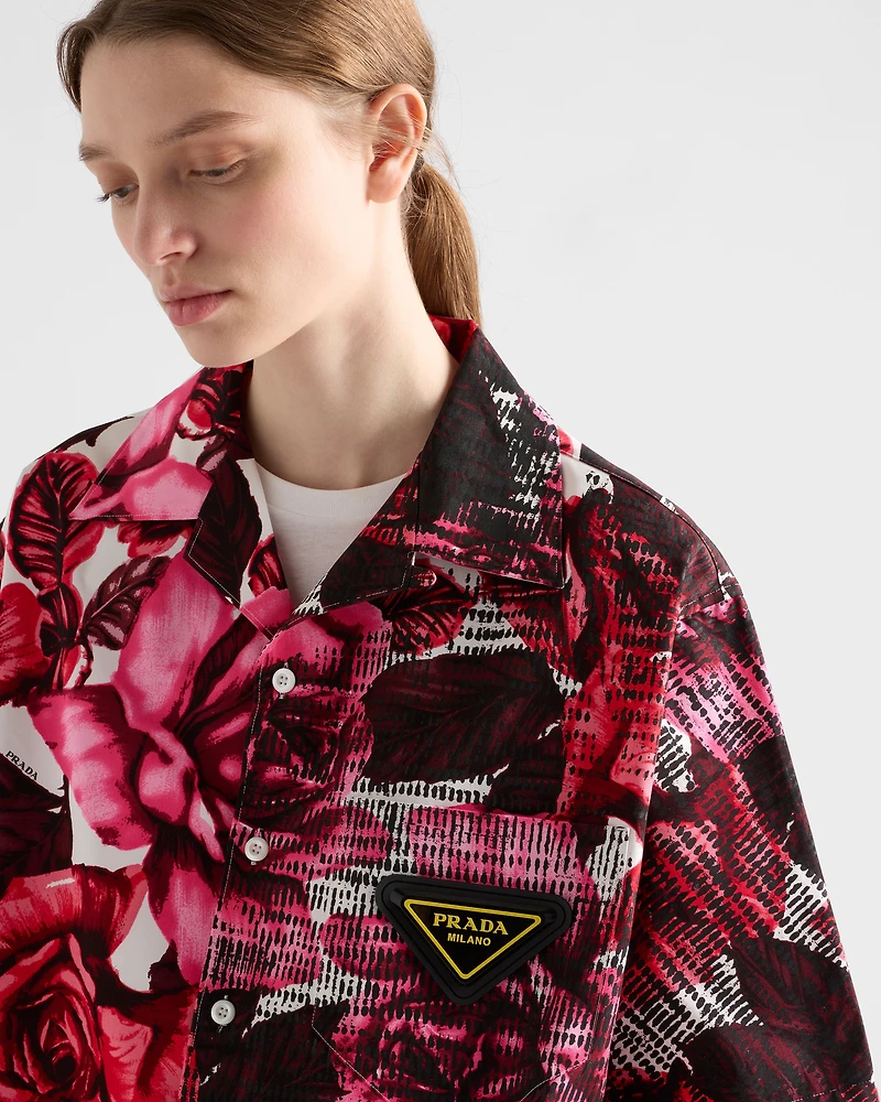 Timecapsule printed cotton shirt