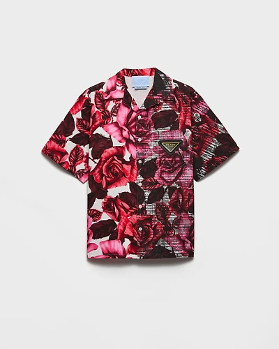 Timecapsule printed cotton shirt