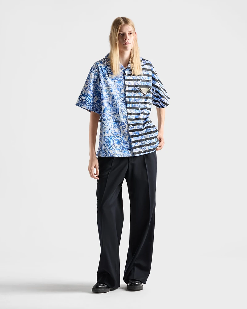 Timecapsule printed cotton shirt