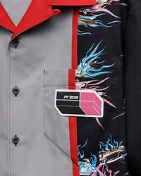 Timecapsule printed cotton shirt