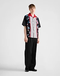Timecapsule printed cotton shirt