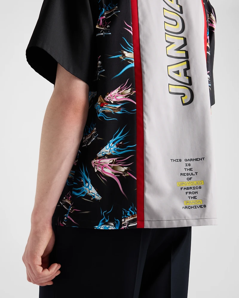 Timecapsule printed cotton shirt
