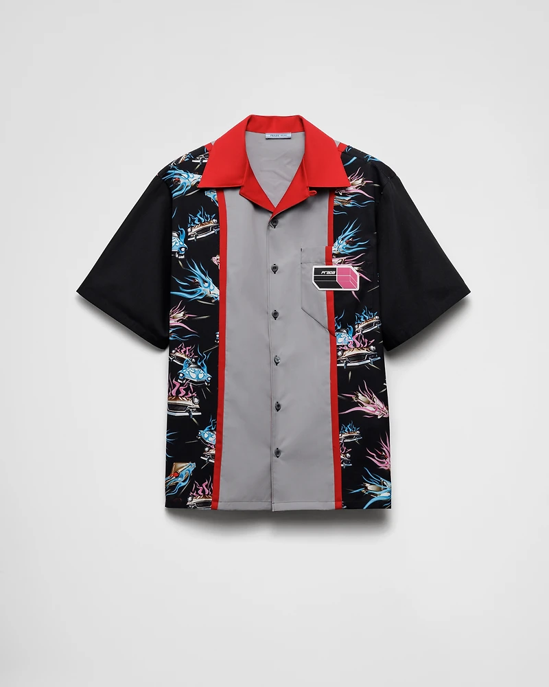 Timecapsule printed cotton shirt