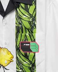 Timecapsule printed technical cotton shirt