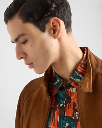 Short-sleeved cotton shirt