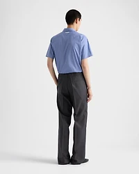 Short-sleeved cotton shirt