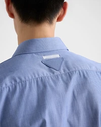 Short-sleeved cotton shirt