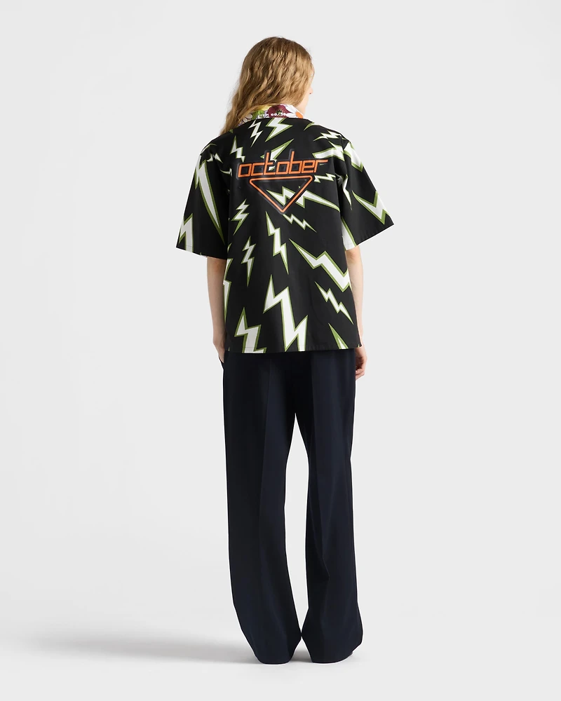Timecapsule printed cotton shirt
