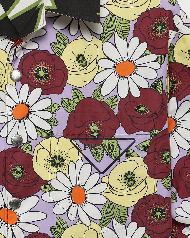Timecapsule printed cotton shirt
