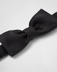 Satin bow-tie
