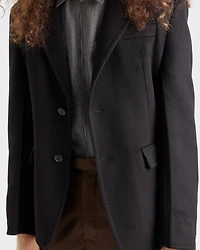 Single-breasted cashmere jacket