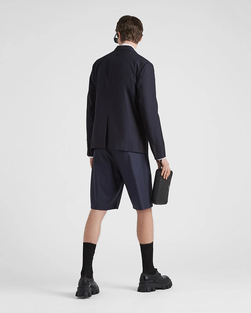 Single-breasted cotton jacket