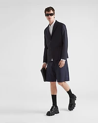 Single-breasted cotton jacket