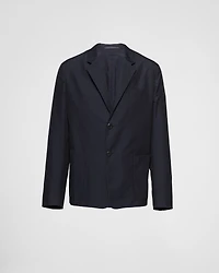 Single-breasted cotton jacket