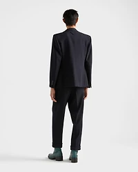 Double-breasted wool jacket