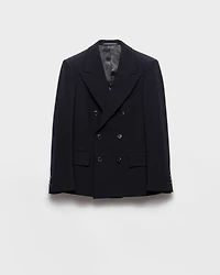 Double-breasted wool jacket
