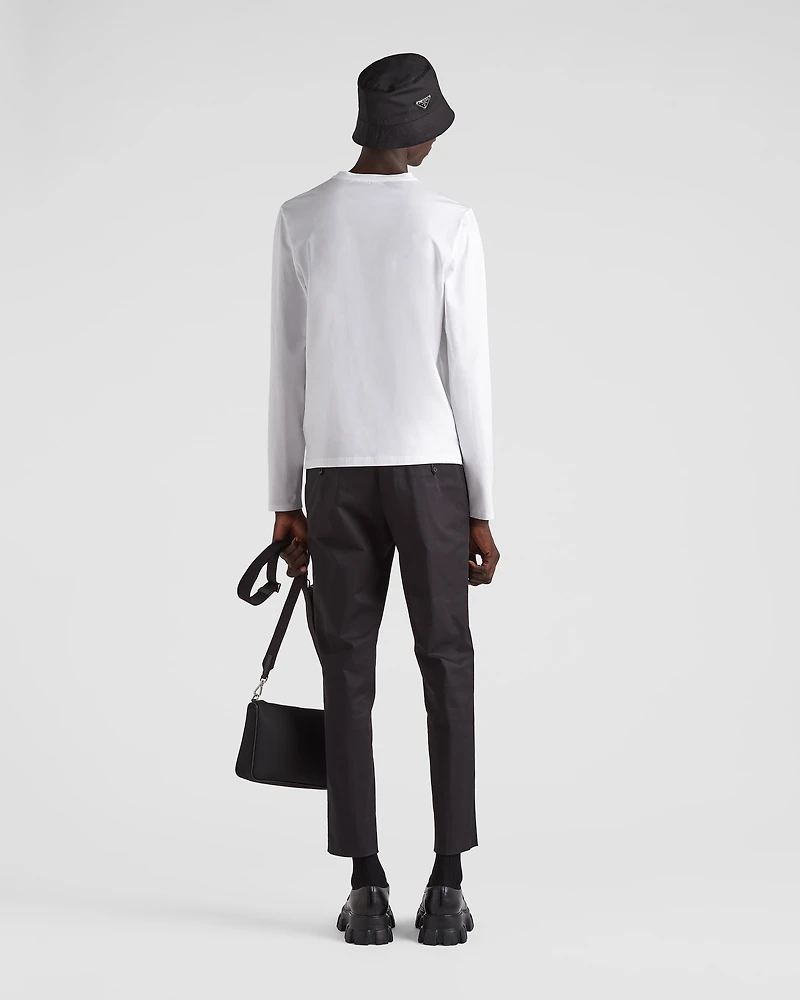 Stretch cotton T-shirt