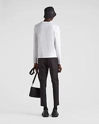 Stretch cotton T-shirt