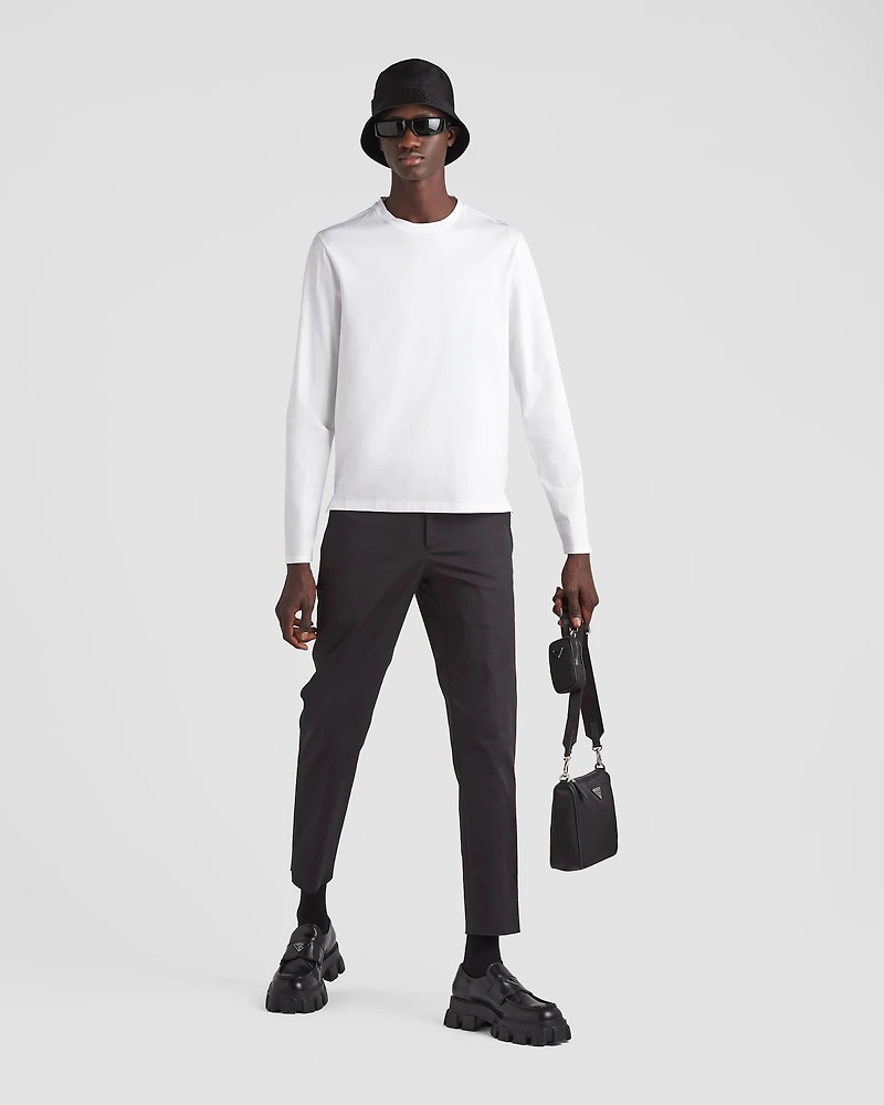 Stretch cotton T-shirt