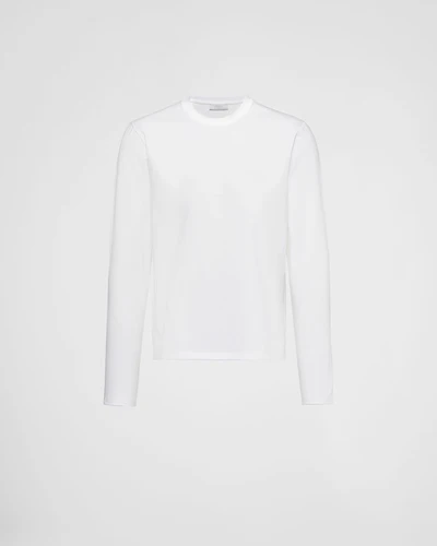 Stretch cotton T-shirt