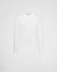 Stretch cotton T-shirt