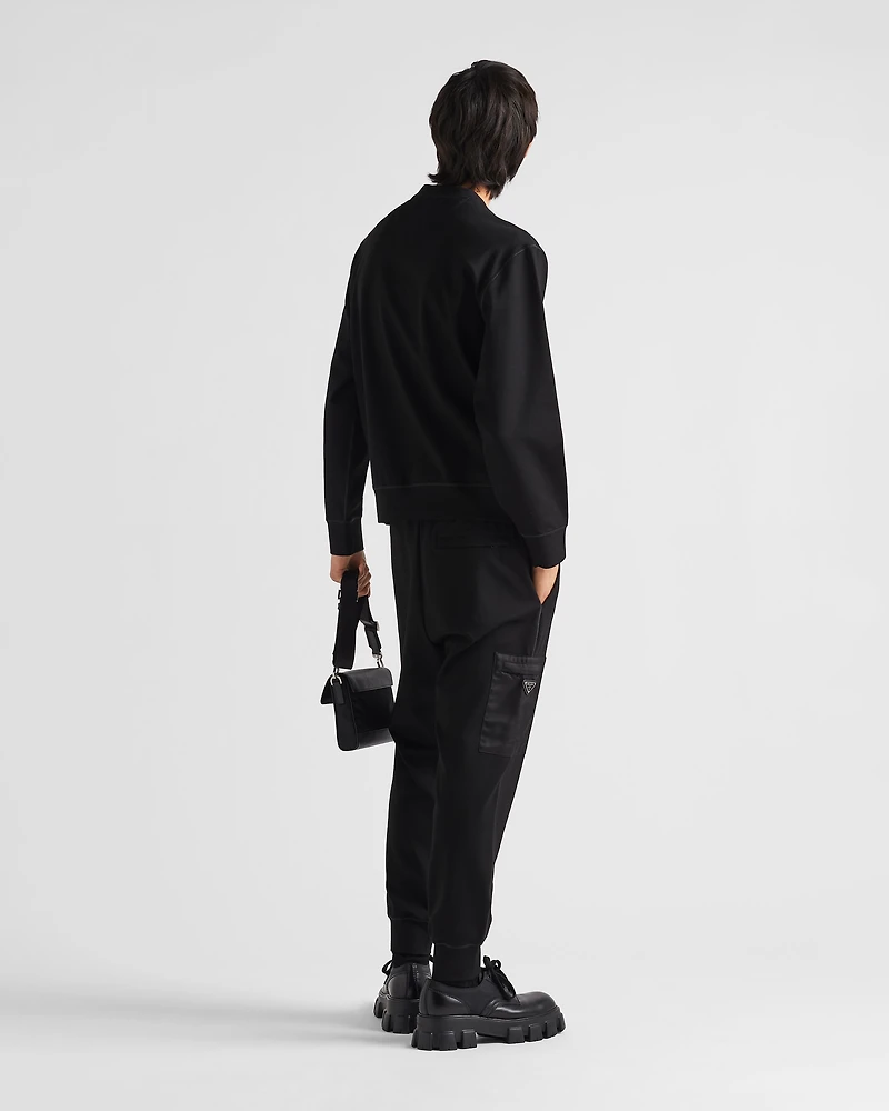 Technical fabric sweatshirt