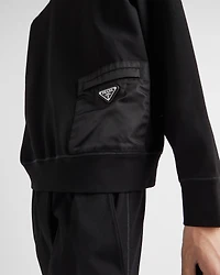 Technical fabric sweatshirt