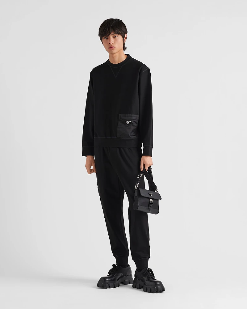 Technical fabric sweatshirt