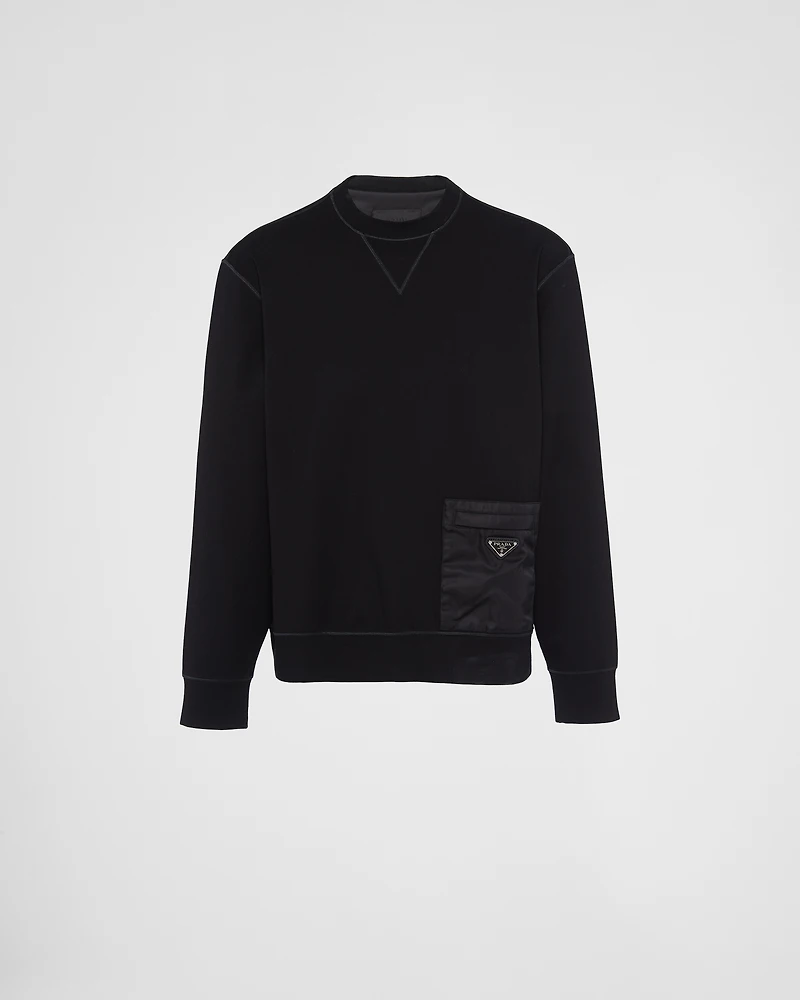 Technical fabric sweatshirt