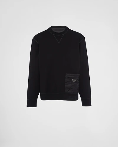 Technical fabric sweatshirt
