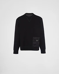 Technical fabric sweatshirt