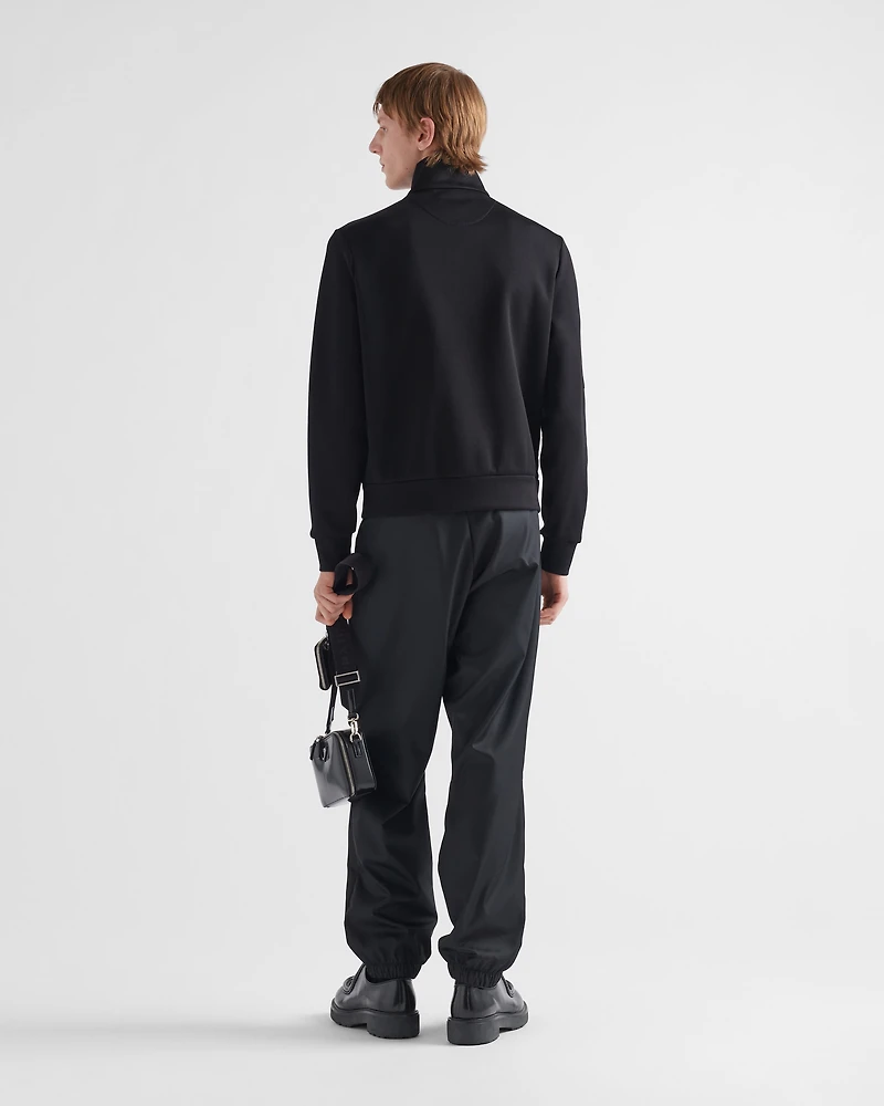 Sweatshirt with Re-Nylon details
