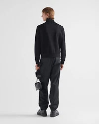 Sweatshirt with Re-Nylon details