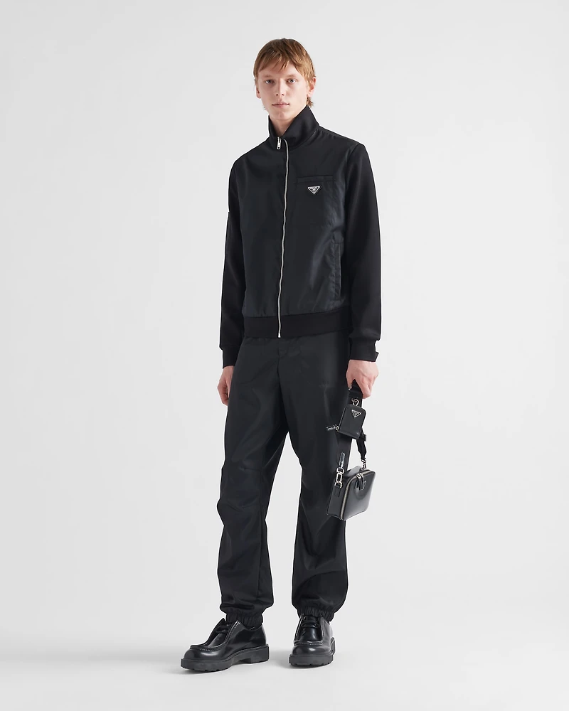 Sweatshirt with Re-Nylon details