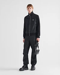 Sweatshirt with Re-Nylon details