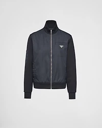 Sweatshirt with Re-Nylon details
