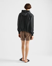 Cotton fleece hoodie