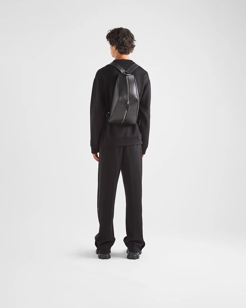 Technical cotton sweatshirt