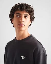 Technical cotton sweatshirt