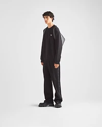 Technical cotton sweatshirt