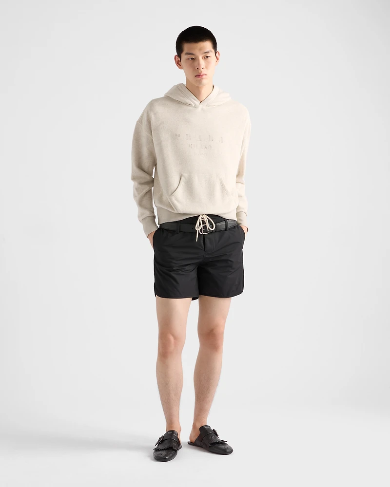 Cotton fleece hoodie