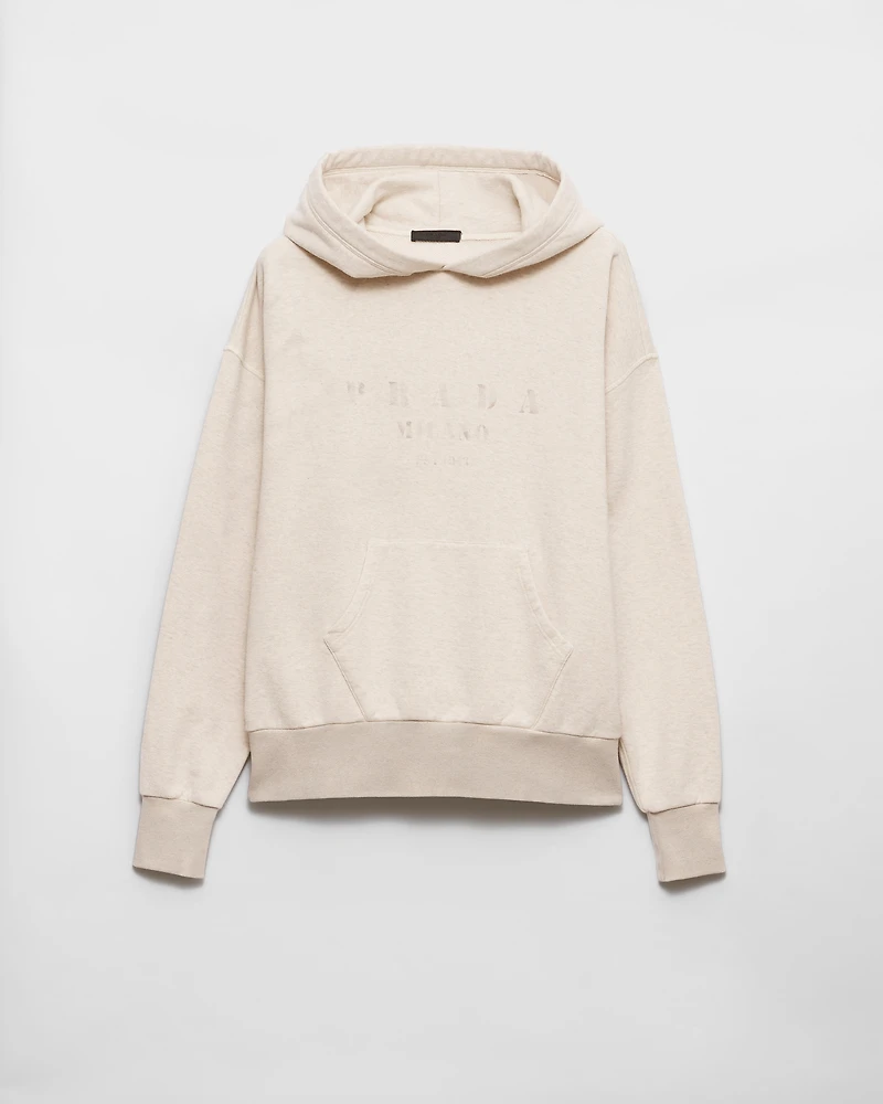 Cotton fleece hoodie