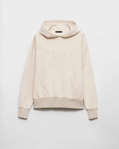 Cotton fleece hoodie