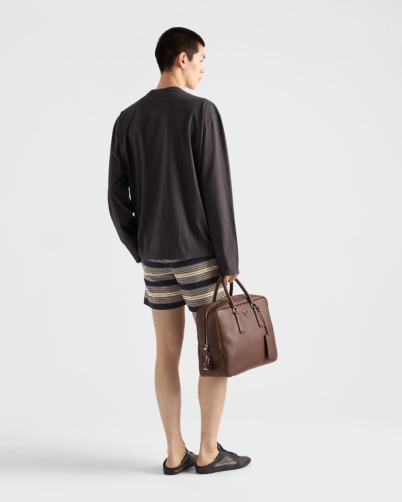 Long-sleeved cotton T-shirt