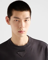 Long-sleeved cotton T-shirt