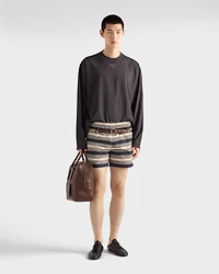 Long-sleeved cotton T-shirt