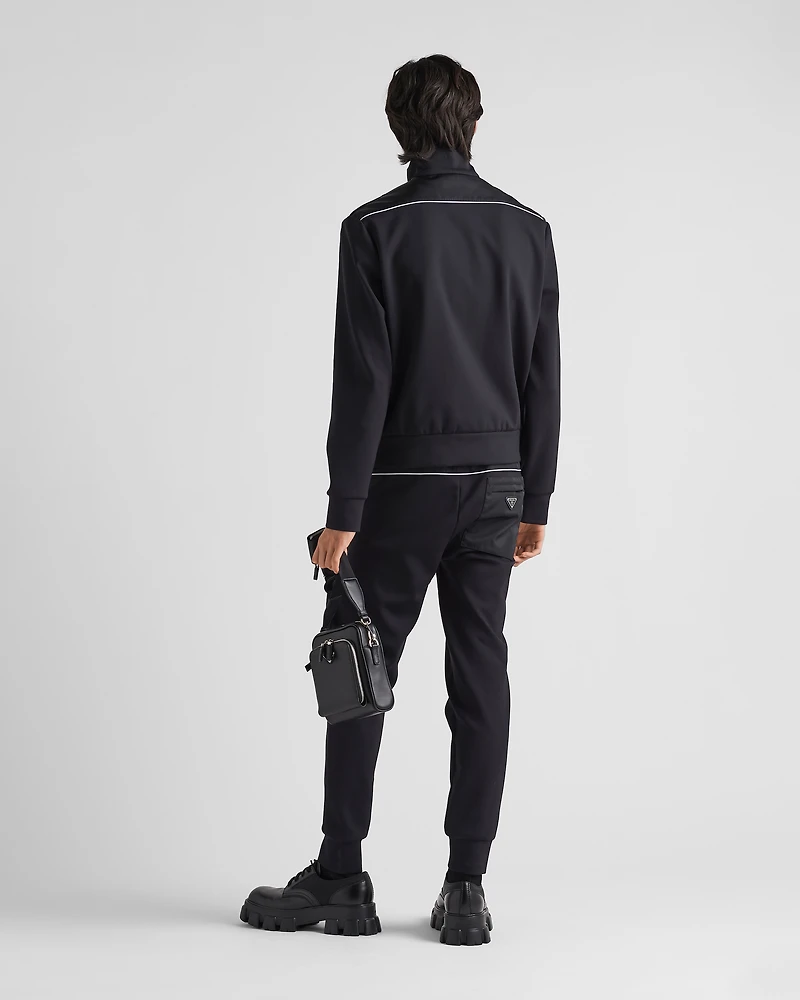 Sweatshirt with Re-Nylon details