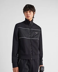 Sweatshirt with Re-Nylon details